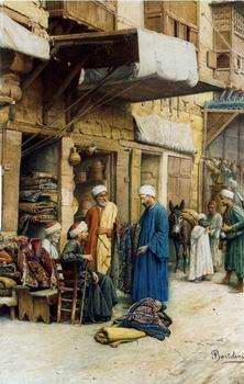 unknow artist Arab or Arabic people and life. Orientalism oil paintings  378